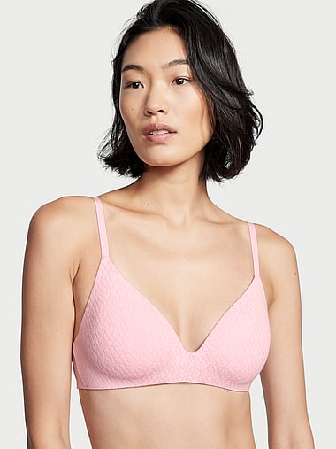 cotton lightly lined wireless bra