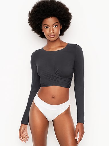 victoria secret crop top hoodie