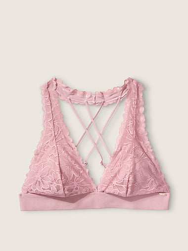 val lace cropped bralette