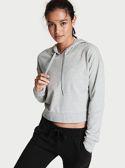 victoria secret cropped hoodie