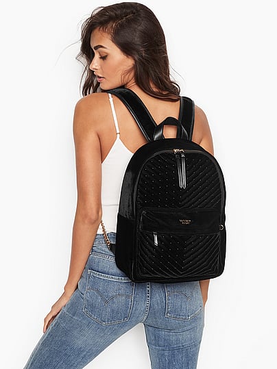 victoria secret backpack velvet