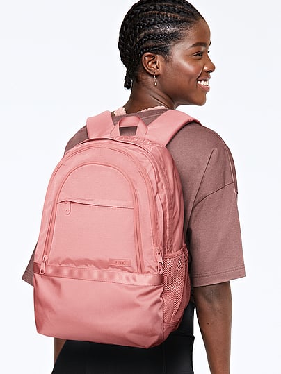 pink backpack collegiate