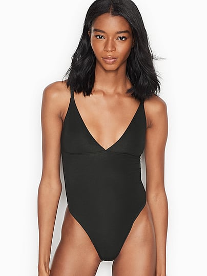 victoria secret black bodysuit