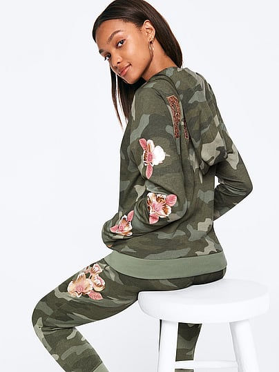 victoria secret camo hoodie