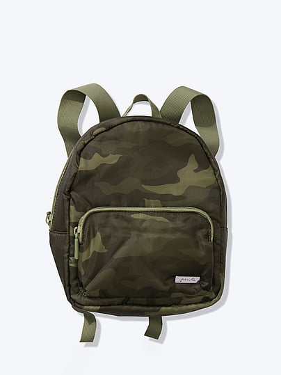 camo victoria secret backpack