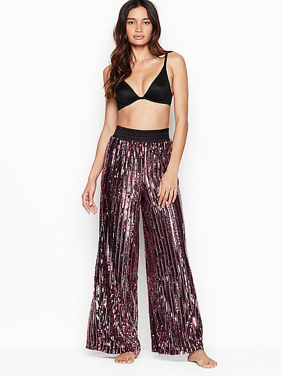 victoria secret wide leg sweatpants