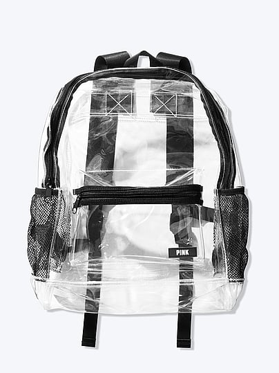 victoria secret transparent backpack