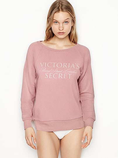 victoria's secret pink crew neck sweatshirt