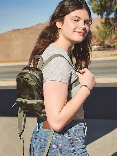 victoria secret mini camo backpack