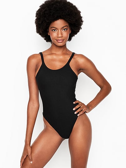 victoria secret black bodysuit