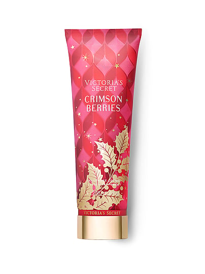Victoria's Secret new Scents of Holiday Fragrance Lotions, Crimson Berries, offModelFront, 1 of 1