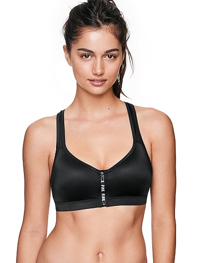 front zip push up bra