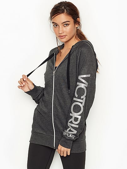 victoria secret zip hoodie