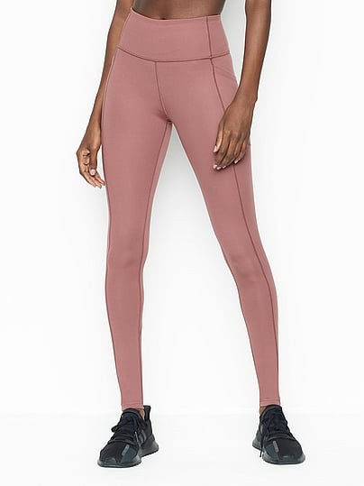 pink foldover leggings