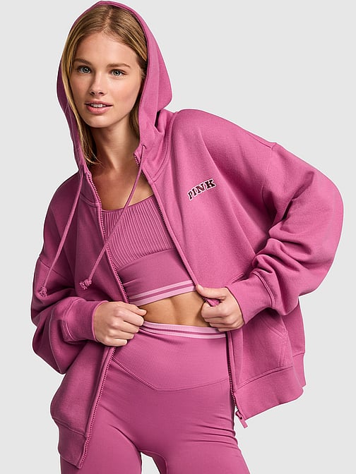 Victoria purchases secret pink quarter zip hoodie and 2 joggers