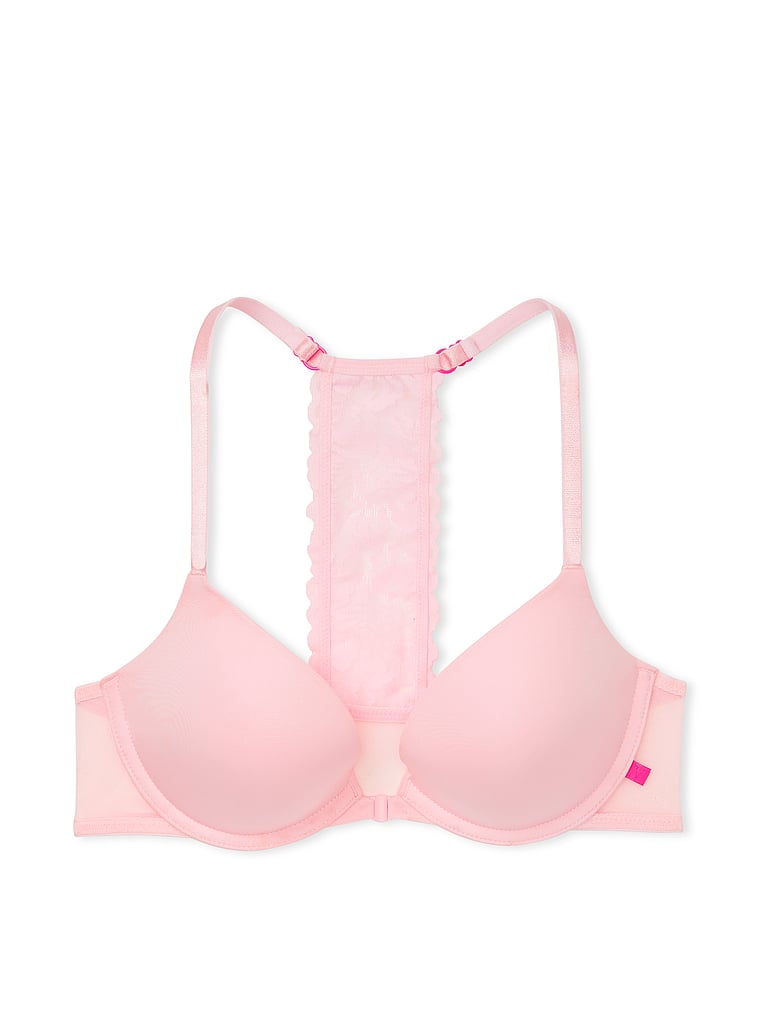Victoria Secret Bra Hot pink with Light lace. 36C.