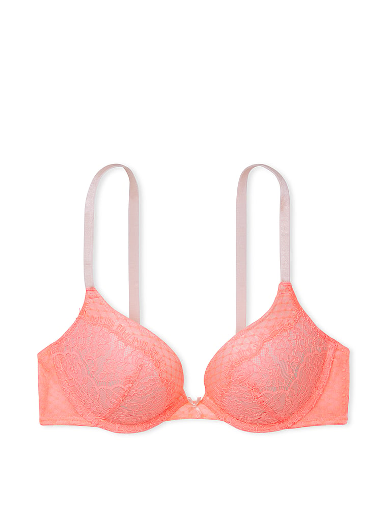 pink Victoria'sSecret DREAMANGEL padded bra