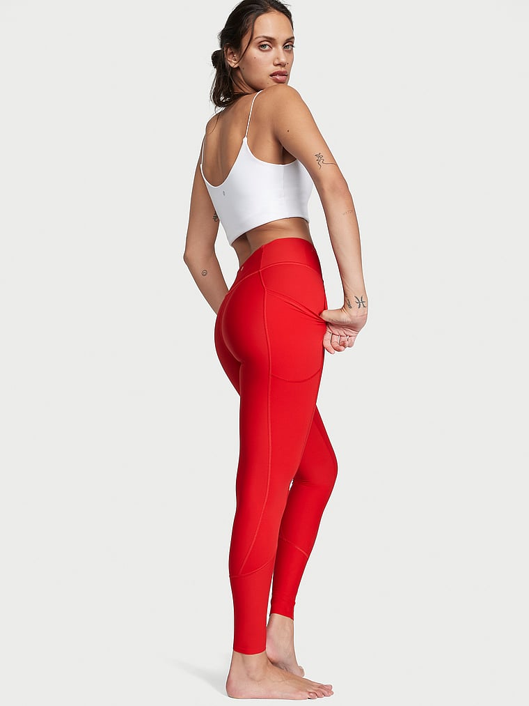 Victoria Sport Women’s Total Knockout Red Leggings Size M