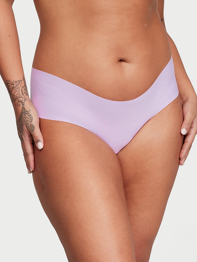 Graciela Cheeky Heart Purple Flutter Panty, XS-XL