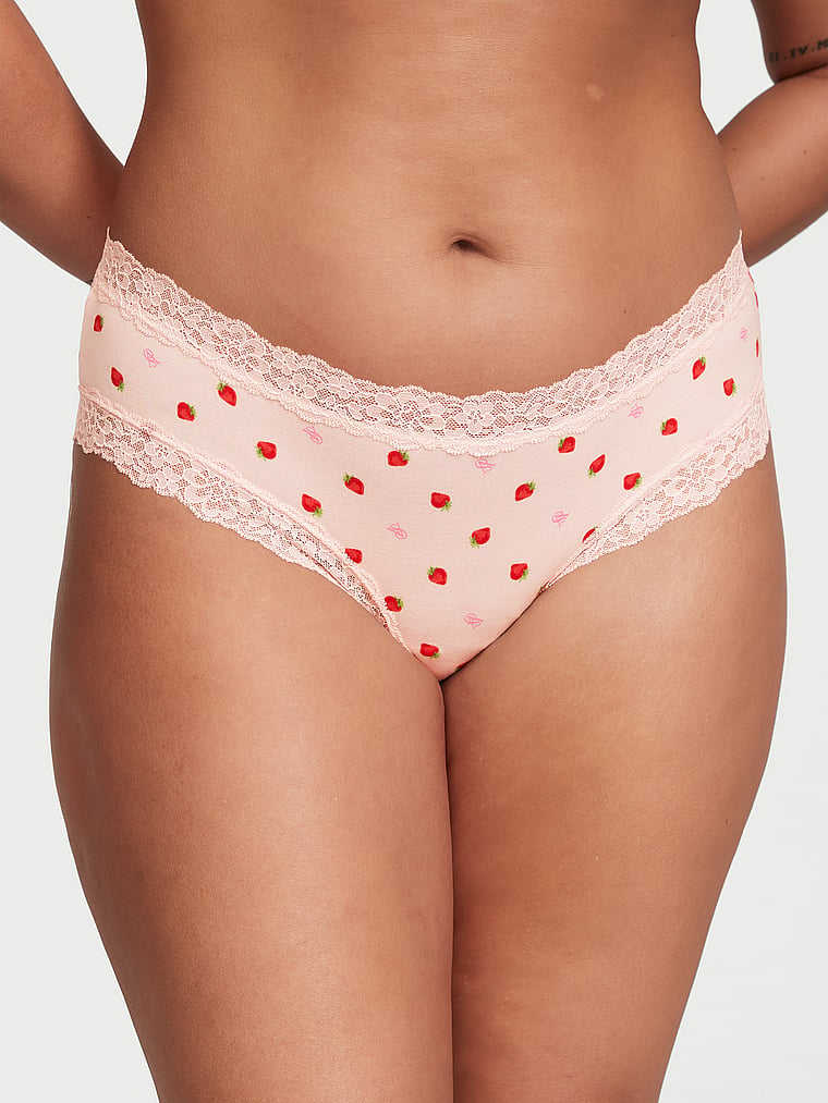 Victoria's Secret PINK Cotton Cheekster Underwear Pack, Multicolored, Small