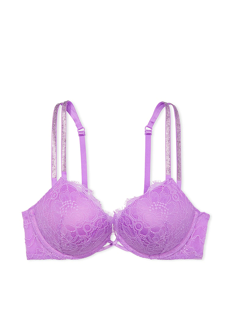 Buy Victoria's Secret Fuchsia Frenzy Pink Smooth Shine Strap Add 2 Cups  Push Up Bombshell Bra from Next Netherlands