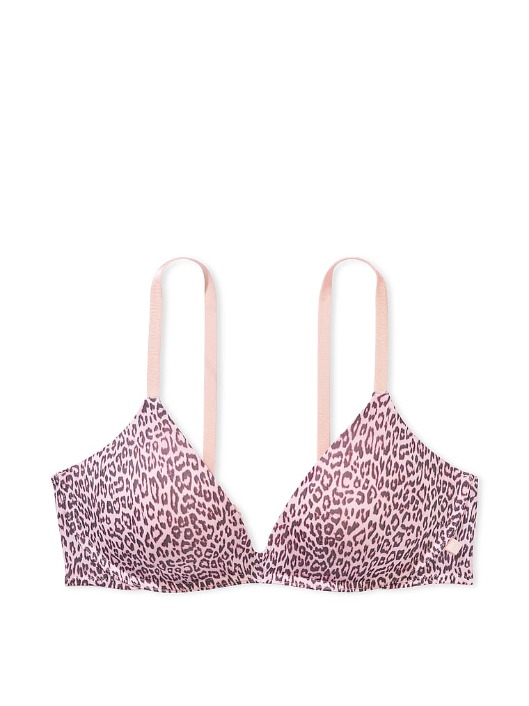 Victoria's Secret, Accessories, New Victorias Secret Push Up Pink Leopard  Bra
