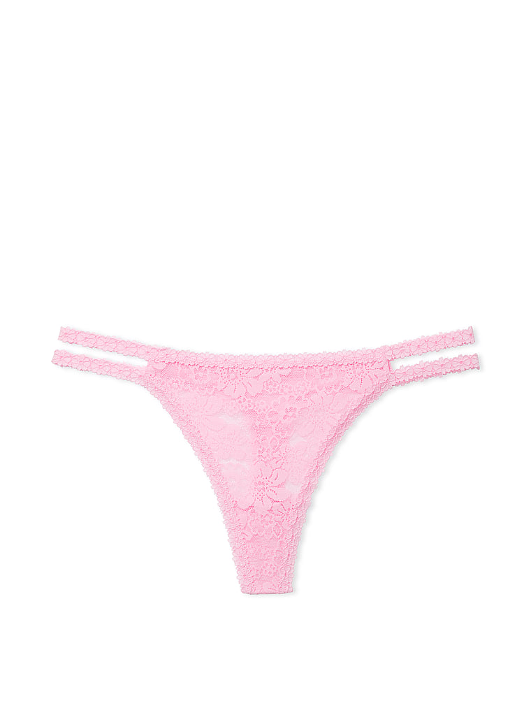 Buy Lace Strappy Thong Panty - Order Panties online 5000000099 - PINK US