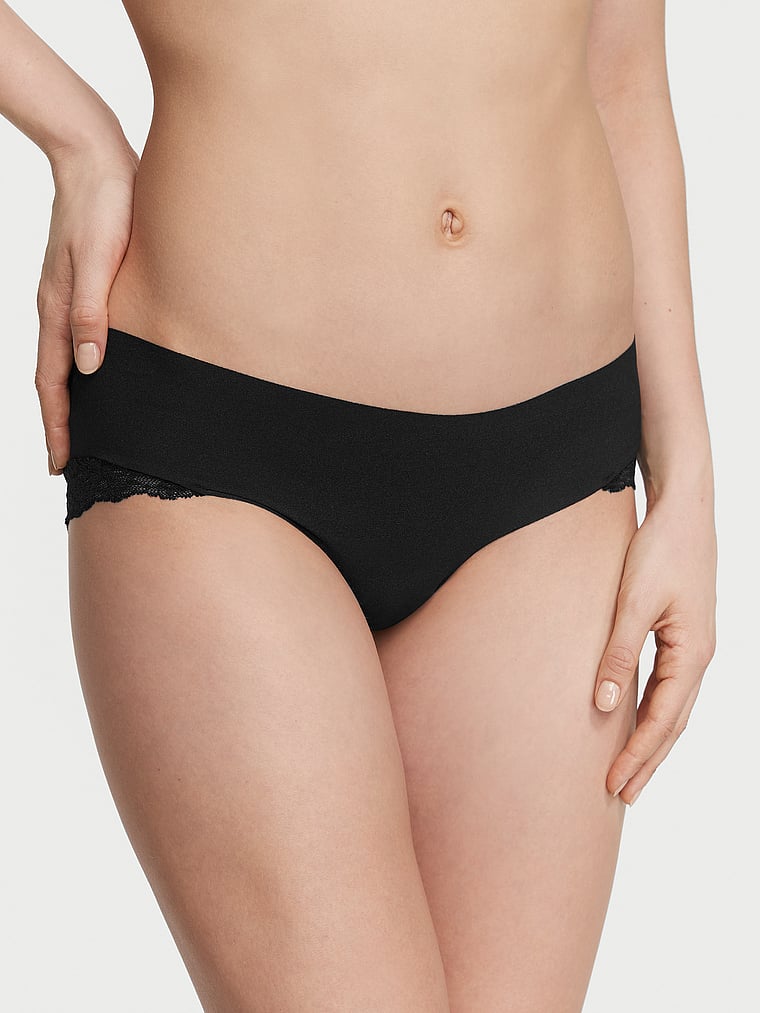 Victoria's Secret Smooth No Show Cheeky Hiphugger Panty, Underwear for  Women, Black (XS) at  Women's Clothing store