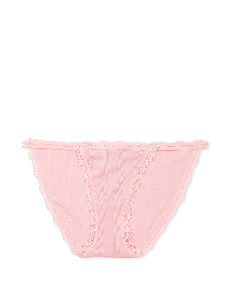 Buy Victoria's Secret Pink Stretch Cotton String Bikini Knickers