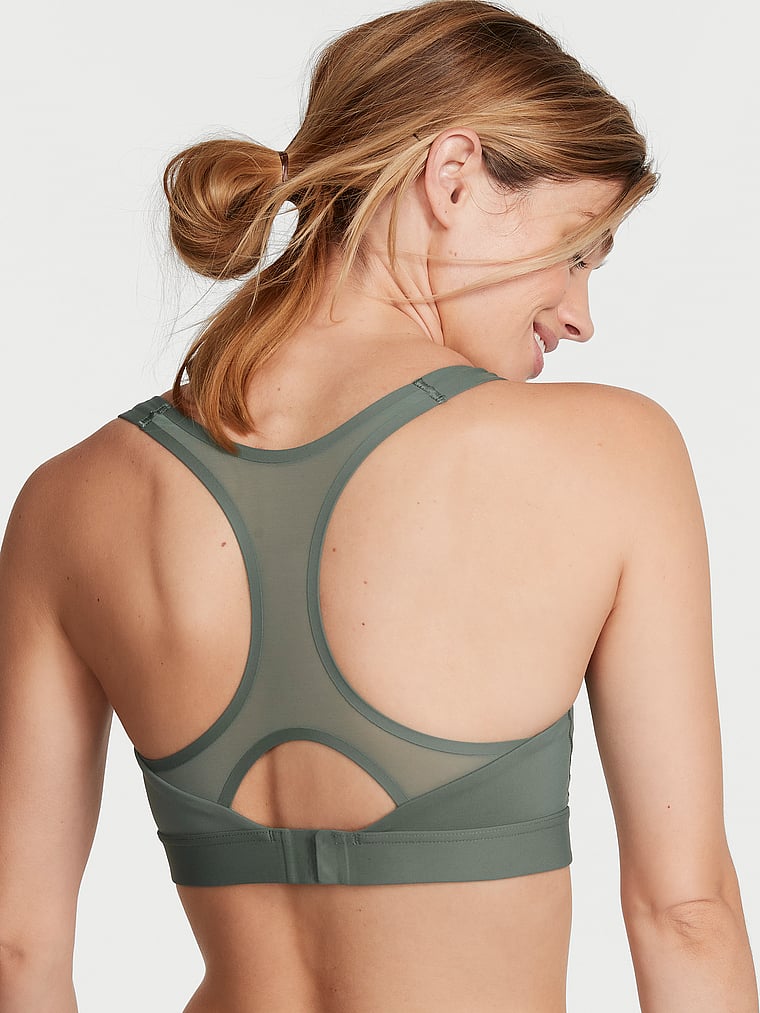 Muscle Nation Green Sports Bra Size XS - 79% off