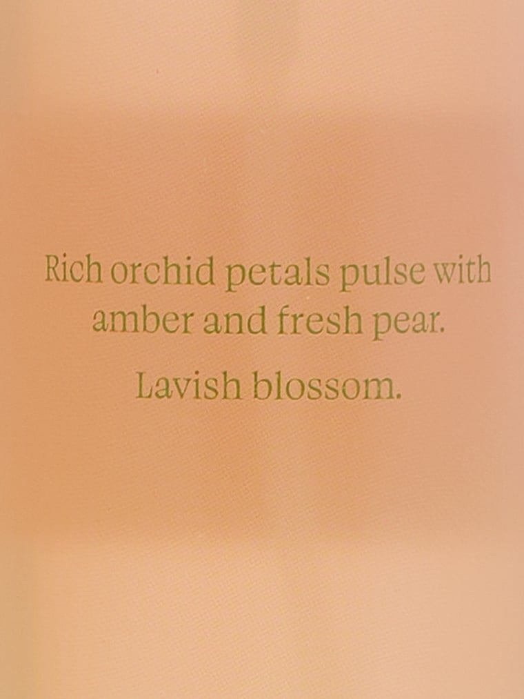 Victoria's Secret, Body Fragrance Vivid Blooms Body Mist, Lush Orchid Amber 8.4 oz, onModelBack, 2 of 3