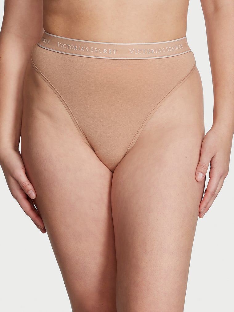 Calvin Klein Womens Ck One Micro High-Waist Thong Panty X-Small