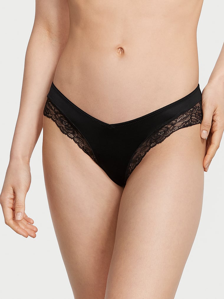 Victoria's Secret Very Sexy Lace Trim Cheeky Panty with T-Back