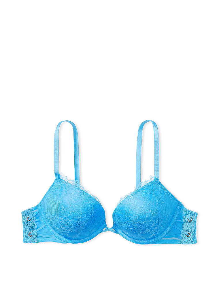 Buy Victoria's Secret Night Ocean Blue Lace Shine Strap Add 2 Cups Push Up  Bombshell Bra from Next Ireland