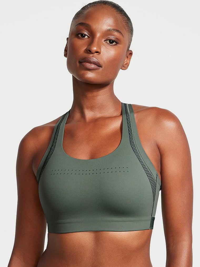 Muscle Nation Green Sports Bra Size XS - 79% off