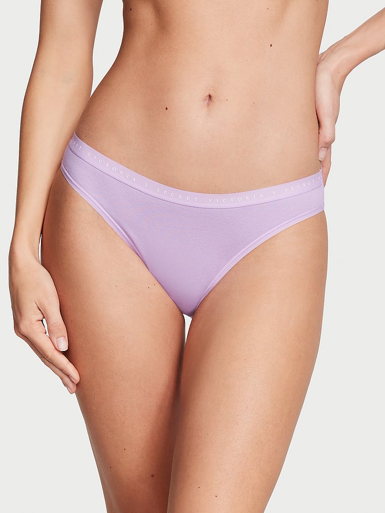 Modern Cotton Bikini Briefs, purple