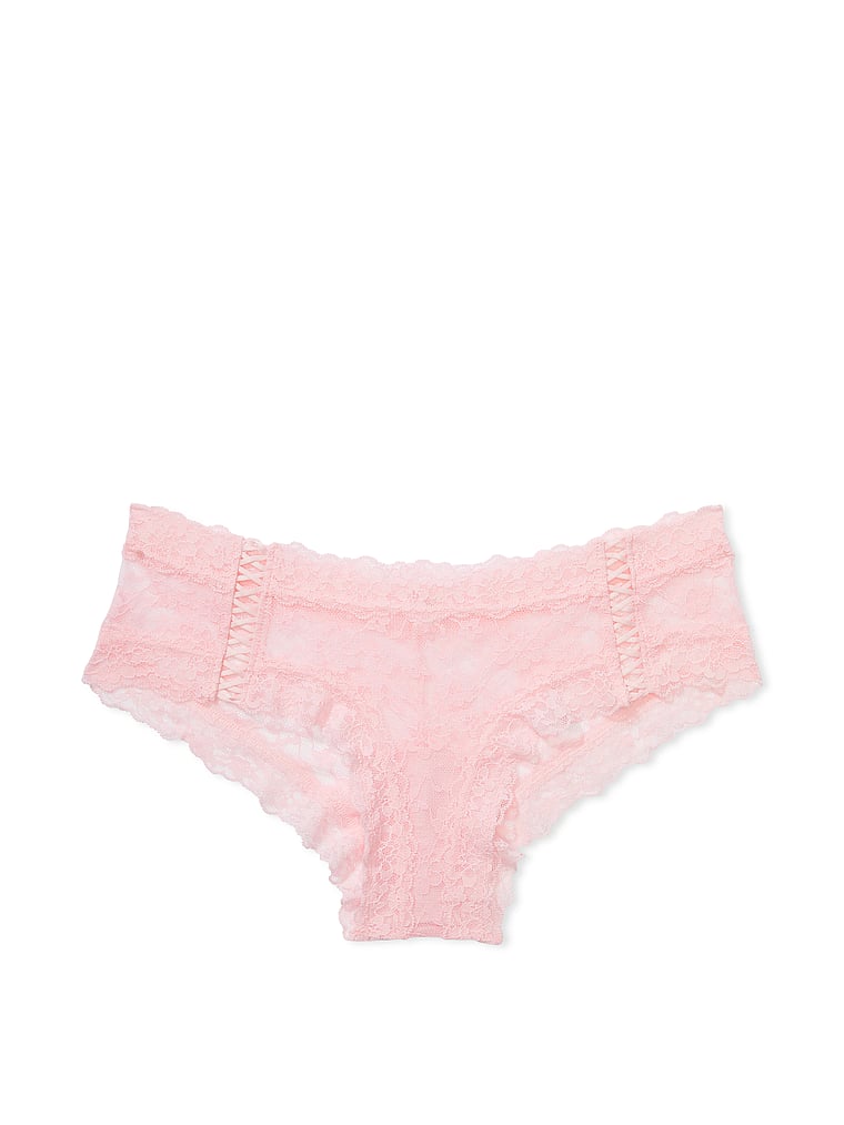 Victoria's Secret The Lacie Cheeky Panty Set of 3, Navy / Pink