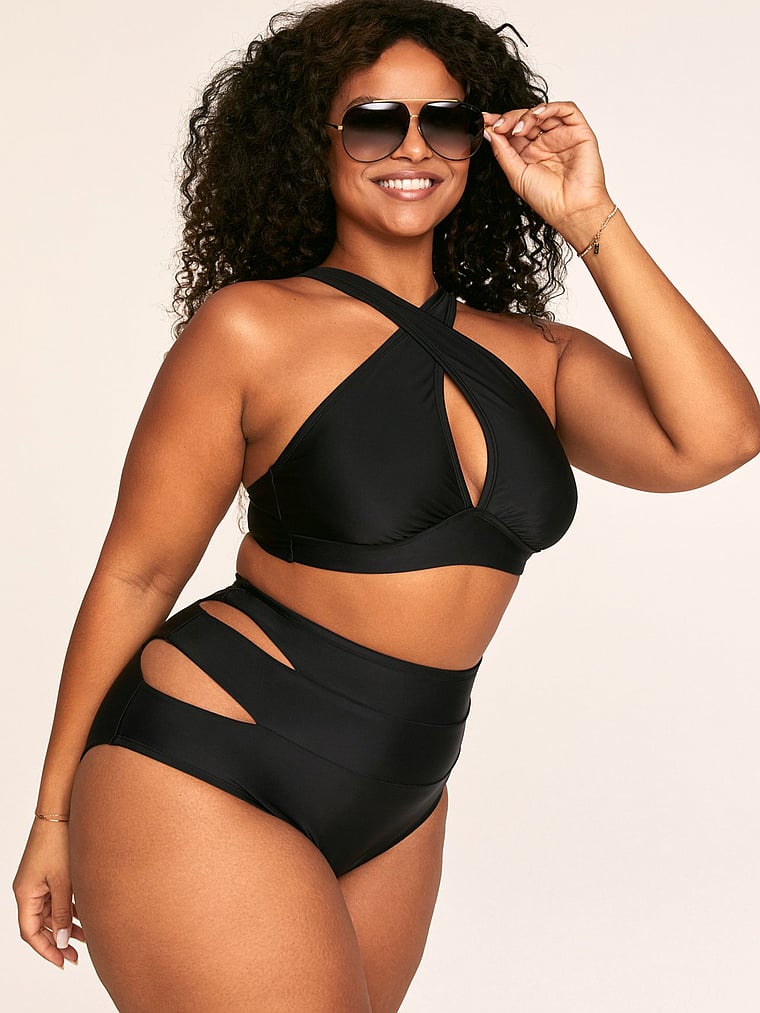 Demi High-Waist Swim Bottom