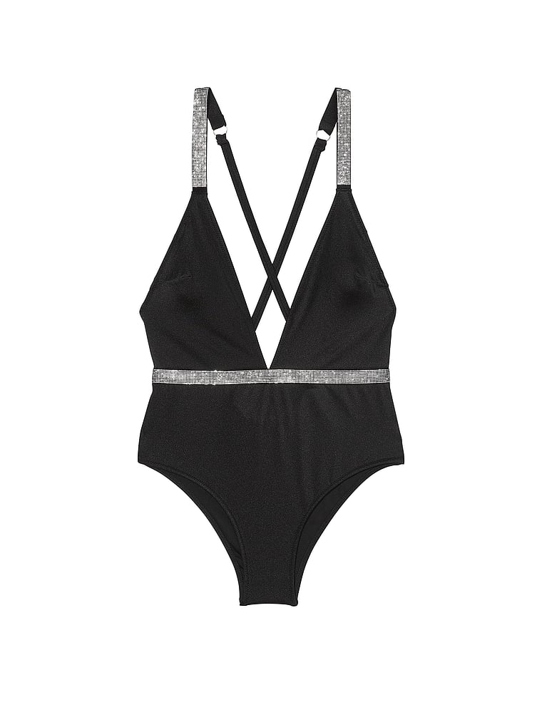 Shine Plunge One-Piece Swimsuit