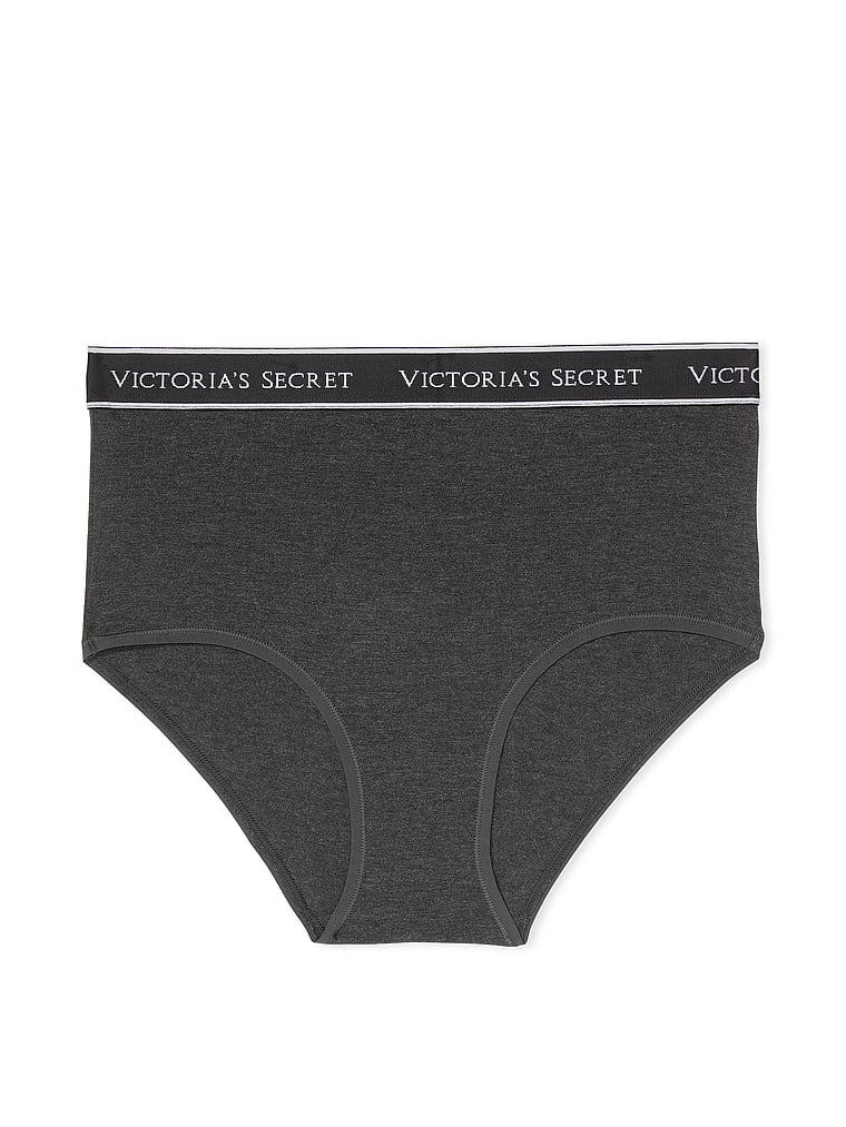 Logo Cotton High-Waist Brief Panty