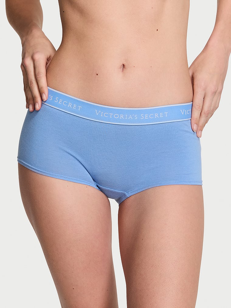 Logo Cotton Boyshort Panty