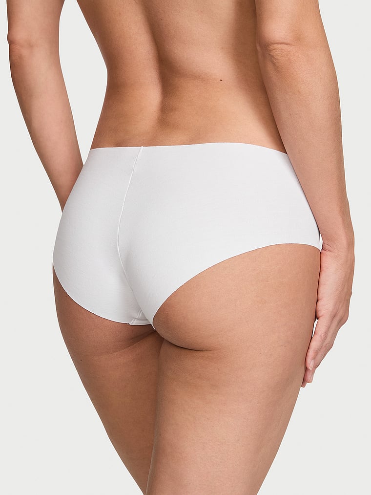 Victoria's Secret, No-Show No-Show Cotton Hiphugger Panty, VS White, onModelBack, 2 of 3 Maggie is 5'7" and wears Small