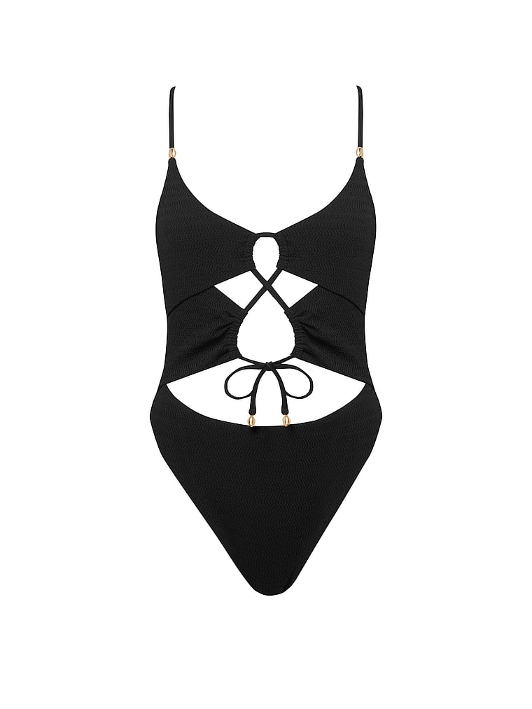Shala Tie-front Swimsuit
