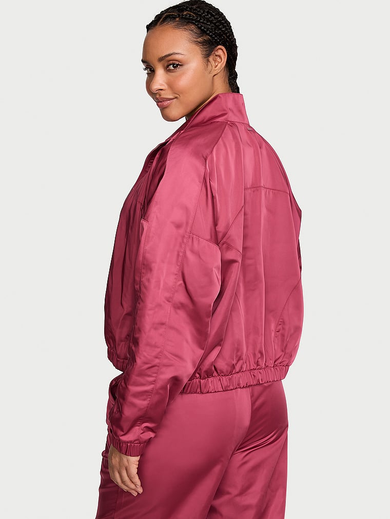 Lux Glossy Sport Full-Zip Jacket