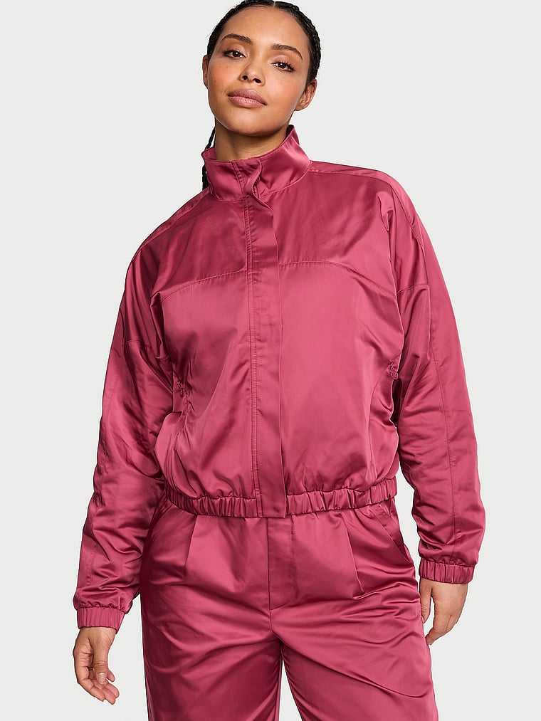 Lux Glossy Sport Full-Zip Jacket