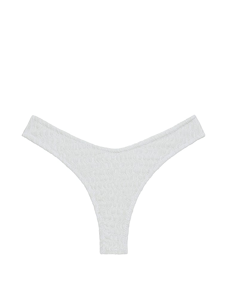 Lulu Zig-Zag Cotton Bikini Bottom