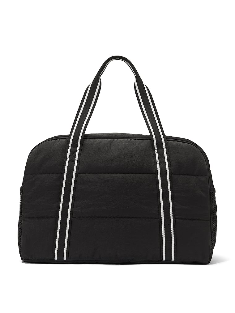 Quilted Puffer Duffle Bag