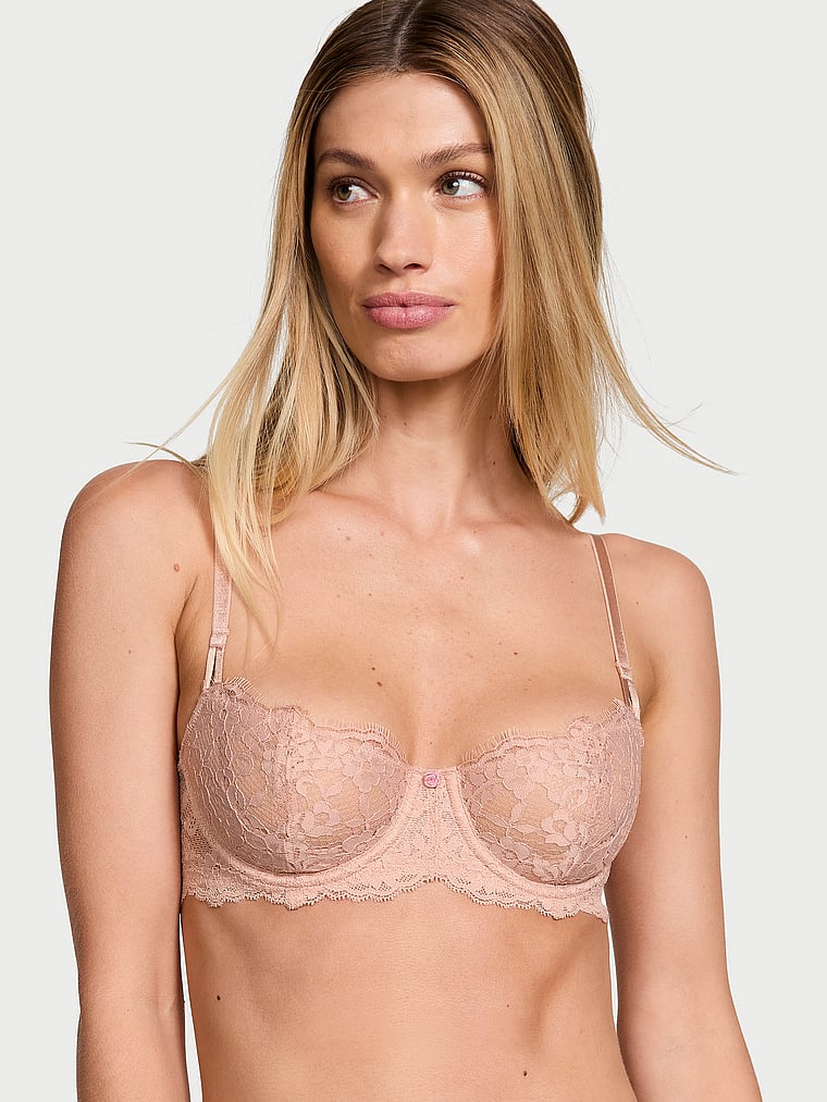 Buy Wicked Unlined Lace Balconette Bra Order Bras Online 5000005210