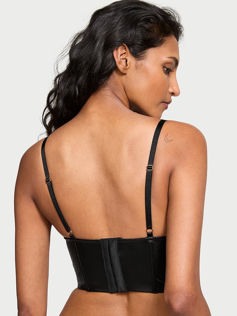 Bombshell Add-2-Cups Shine Strap Push-Up Corset Top