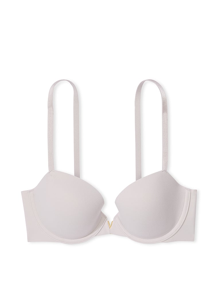 Buy Smooth Lightly Lined Demi Bra, Silver Pearl - Order Bras online ...